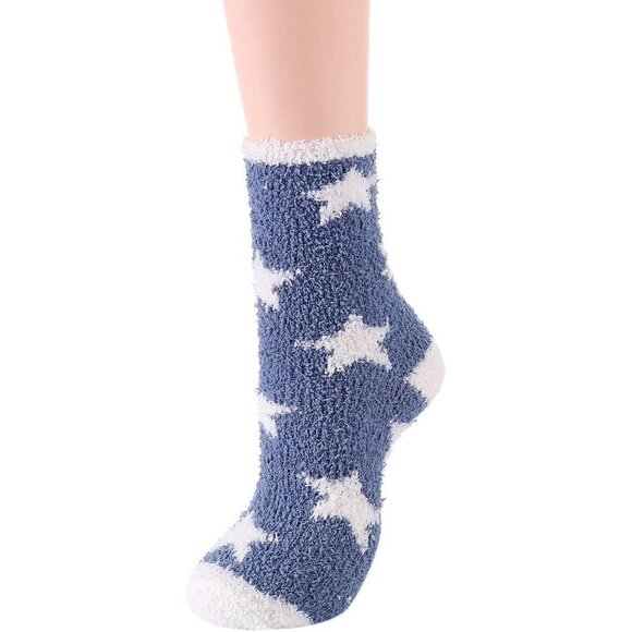 5 Pairs Luxury Soft Fluffy Fuzzy Socks Warm Winter Fall Thick Cozy Sleep NWT - Picture 3 of 9